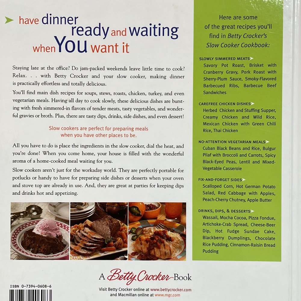 Betty Crocker slow cooker cook book - Picture 2 of 7